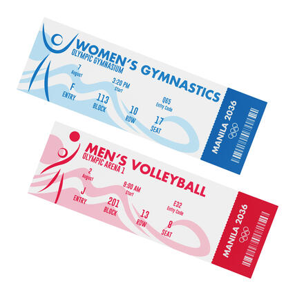 Manila 2036 Olympics Ticket