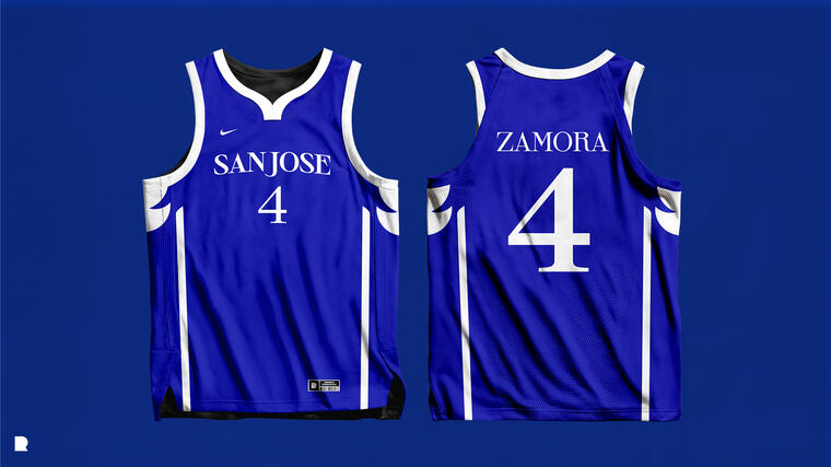 Ateneo de Manila University inspired Basketball Jersey (Client commission)